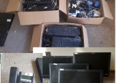 Sprzęt informatyczny (bez dysków twardych) - pakiet zawierający 24 poz. asort. (wg oddzielnego wykazu), w tym m.in.: komputery LENOVO THINKCENTRE, notebooki DELL, UPS AMC SMARTUPS itp. 